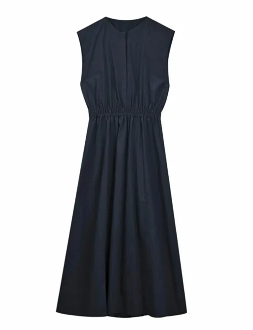 Monroe Navy Dress