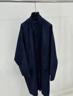 Navy Oversized Parka Jacket