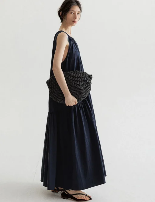Navy Tier Dress -PREORDER