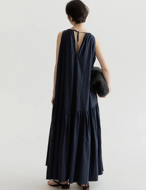 Navy Tier Dress -PREORDER