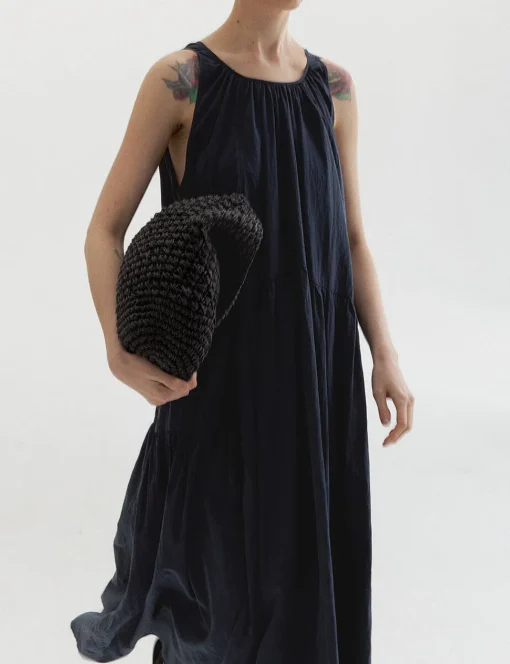 Navy Tier Dress -PREORDER