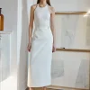 Nia White Maxi Skirt-BESTSELLER