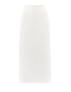 Nia White Maxi Skirt-BESTSELLER