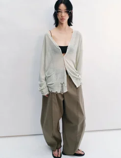 Olive Barrel Parachute Pants -PREORDER
