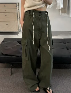 Olive Utility Cargo Pants