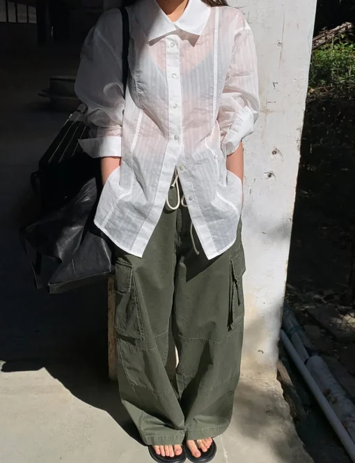 Olive Utility Cargo Pants