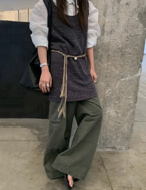 Olive Utility Cargo Pants