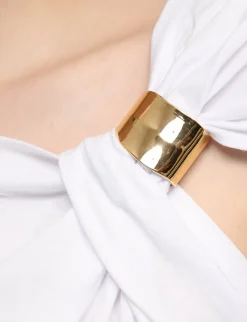 Olympia Gold Cuff Tee