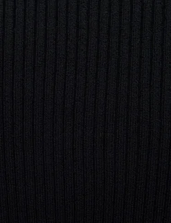 Padded Zip Knit Cardigan