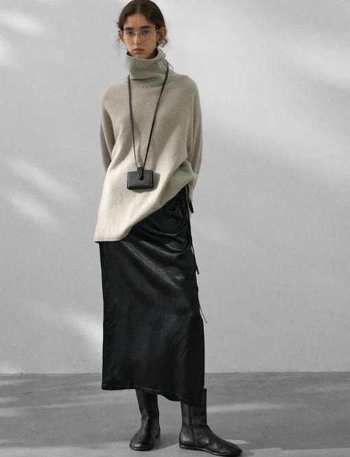 Soft Wool Turtleneck Sweater