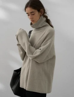 Soft Wool Turtleneck Sweater