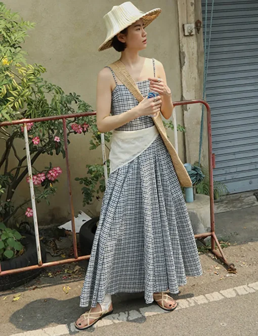 Summer Plaid Dress