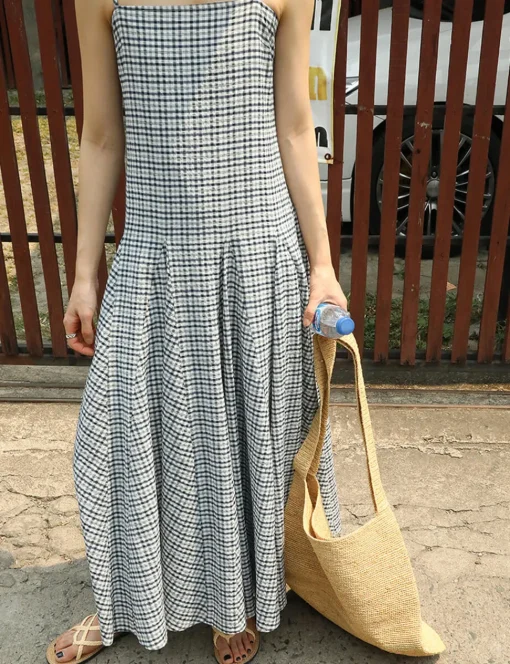 Summer Plaid Dress