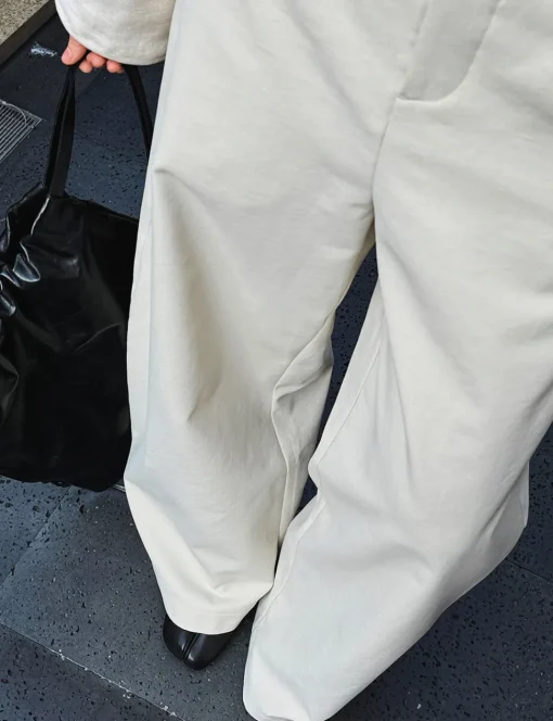 Tan Barrel Leg Pants