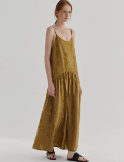 Textured Drop Waist Dress