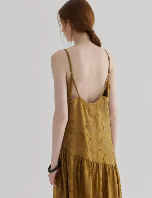 Textured Drop Waist Dress