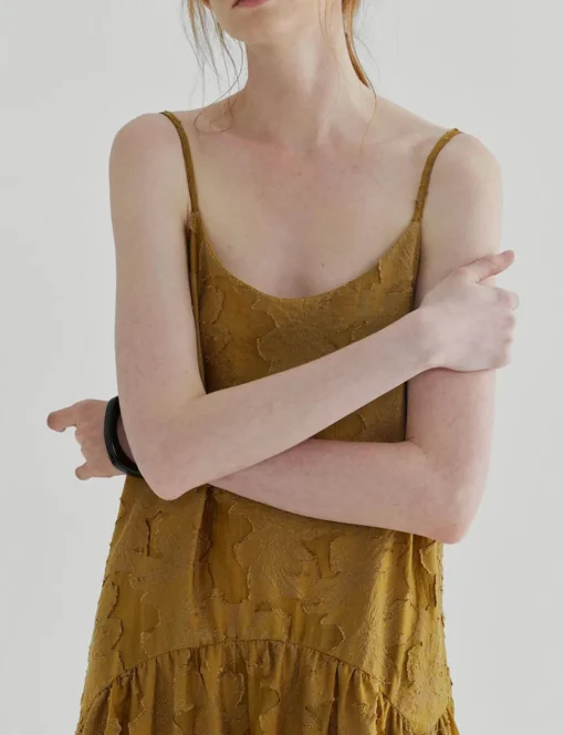 Textured Drop Waist Dress
