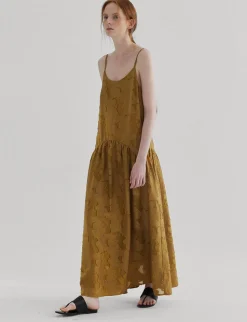 Textured Drop Waist Dress