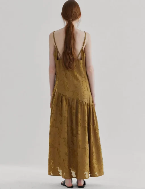 Textured Drop Waist Dress