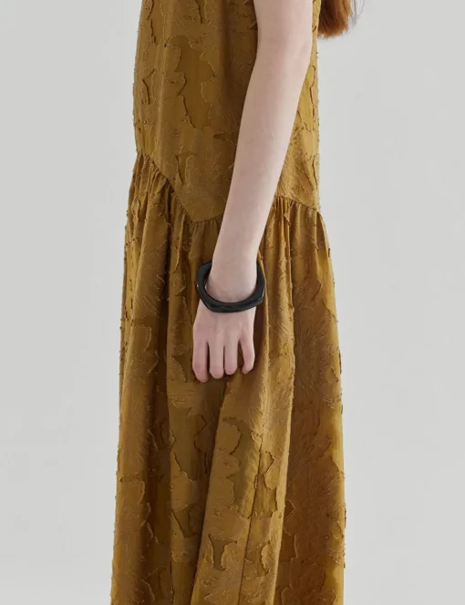 Textured Drop Waist Dress