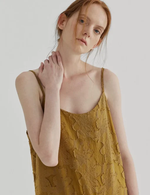 Textured Drop Waist Dress