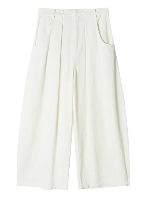 White Baggy Trousers