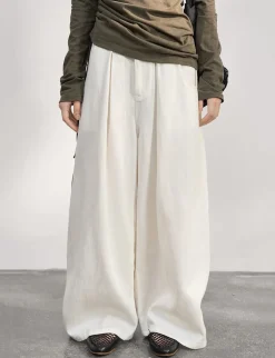 White Baggy Trousers
