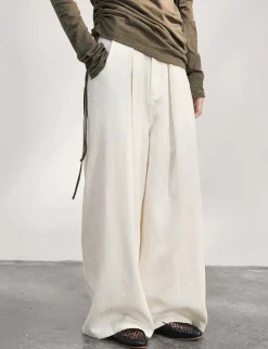 White Baggy Trousers