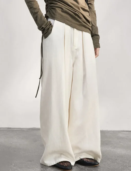 White Baggy Trousers