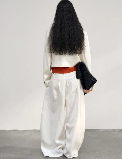 White Baggy Trousers
