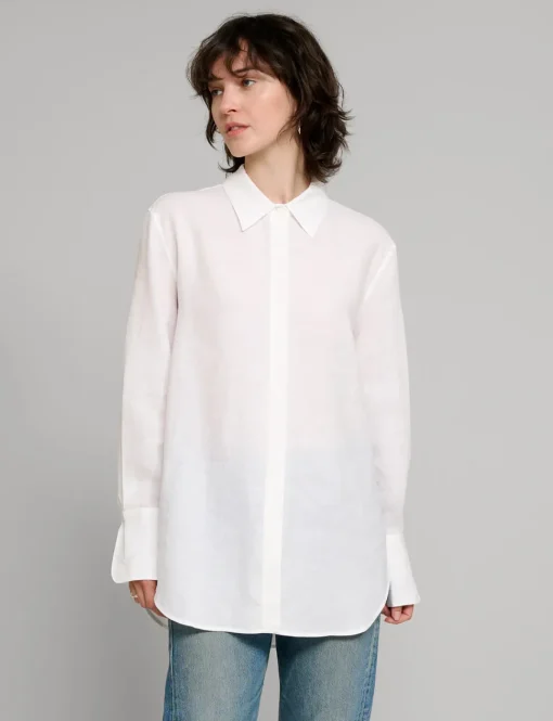 White Linen Shirt
