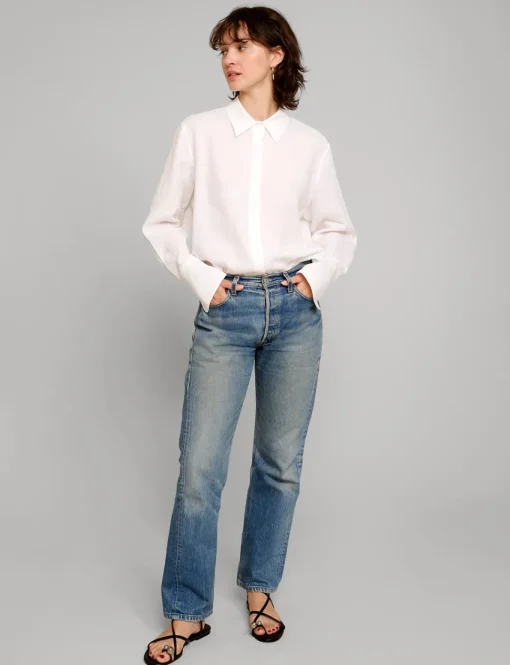 White Linen Shirt
