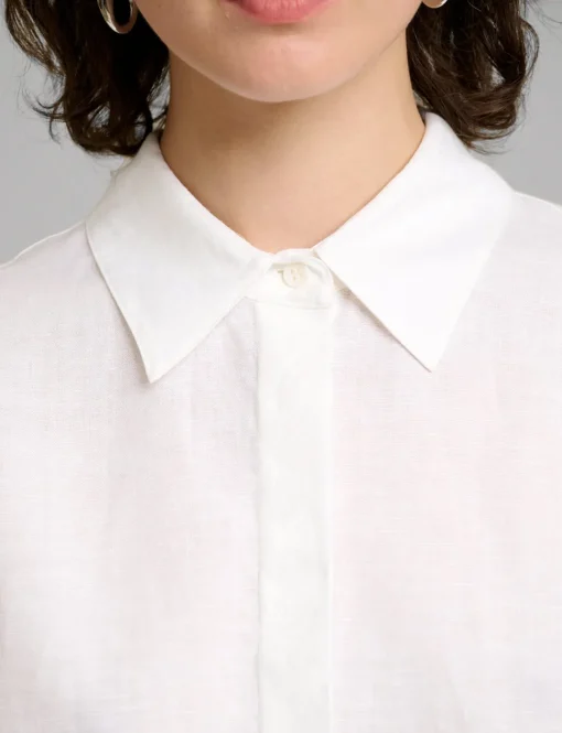 White Linen Shirt