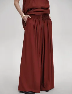 Wide Leg Pants in Sun-Dried Tomato