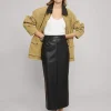 Yve Maxi Leather Skirt