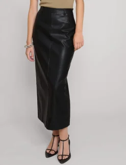 Yve Maxi Leather Skirt