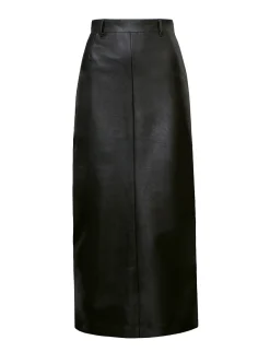 Yve Maxi Leather Skirt
